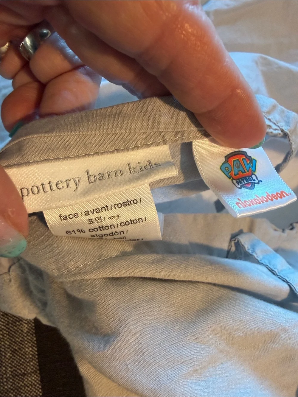 Pottery Barn Kids quilted pillow